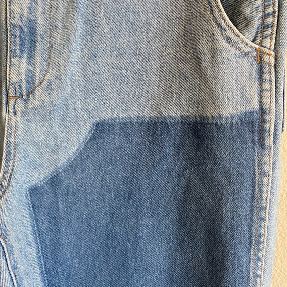 Madewell The '90s Straight Jean in Hazelfern Wash: Shadow-Panel Edition - Picture 9 of 10